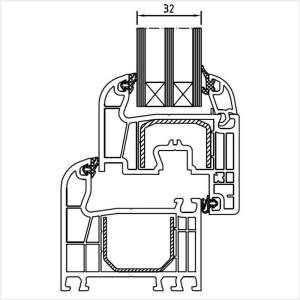 Fenstermaxx24 – Iglo Light Verglasungsdicke 32 mm