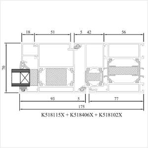 Fenstermaxx24 – MB 70HI Balkontuer nach aussen