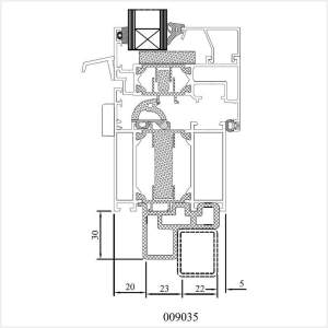 Fenstermaxx24 – MB 70HI Fenster Anschlussprofil