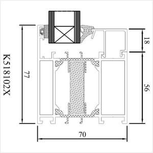 Fenstermaxx24 – MB 70HI Fenster Festverglasung