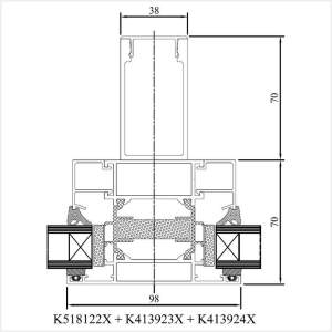 Fenstermaxx24 – MB 70HI Kaempfer mit statischem Profil innen