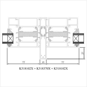 Fenstermaxx24 – MB 70HI Statische Kopplung aussen