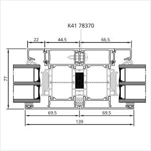 Fenstermaxx24 – MB 86 SI H Kopplung mit Dichtband