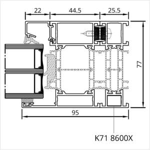 Fenstermaxx24 – MB 86 SI Rahmenverbreiterung 255 mm