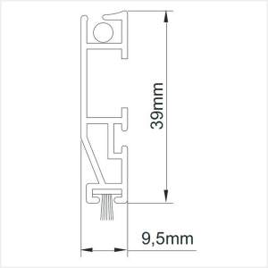 Fenstermaxx24 – Rollladen Abschlussleiste fuer Insektenschutz