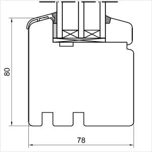 Fenstermaxx24 – Softline 78 Falz fuer Federprofile