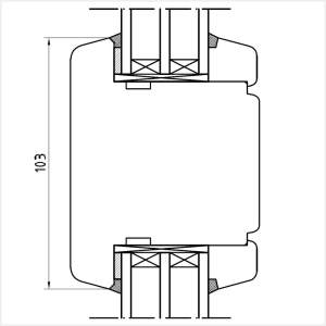 Fenstermaxx24 – Softline 78 Kaempfer Sprosse 103 mm