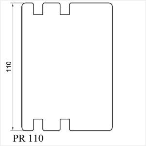 Fenstermaxx24 – Softline 78 Rahmenverbreiterung 110 mm PR110