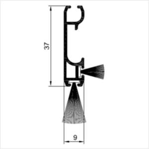 Fenstermaxx24 – Vorbaurollladen Abschlussleiste Insektenschutz