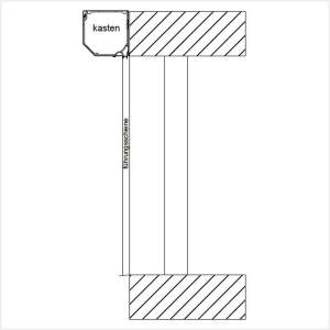 Fenstermaxx24 – Vorbaurollladen Schema fuer Montage am Mauerwerk