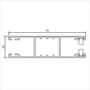 Fenstermaxx24 – Vorbaurollladen doppelte Fuehrungsschiene 79 mm