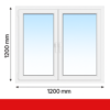 Fenstermaxx24, Drutex, Fenster-2-flg-120-120