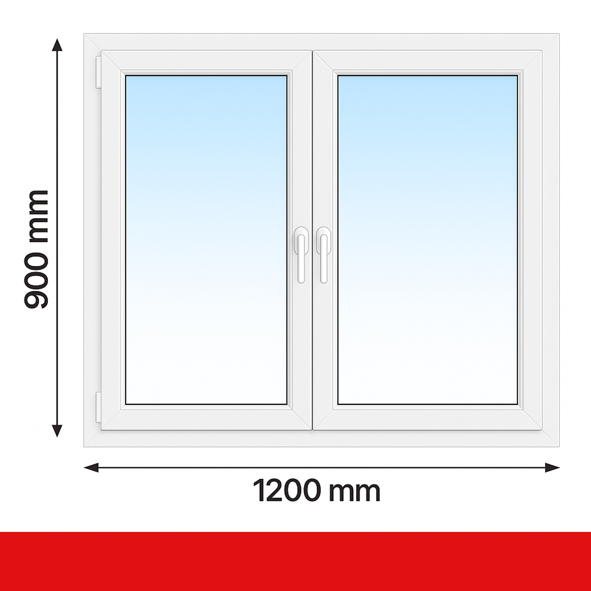 Fenstermaxx24, Drutex, Fenster-2-flg-120-90