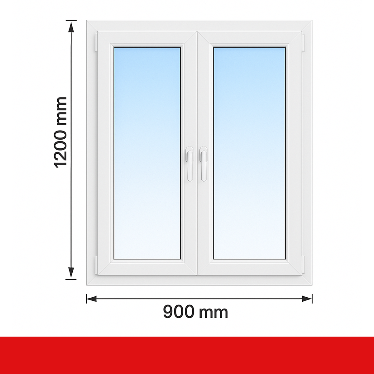 Fenstermaxx24, Drutex, Fenster-2-flg-90-120
