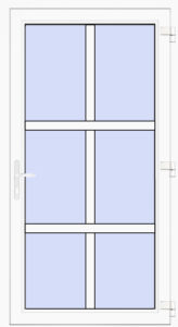 Fenstermaxx24 – nebeneingangstuer modell 19