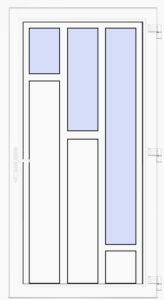 Fenstermaxx24 – nebeneingangstuer modell 8