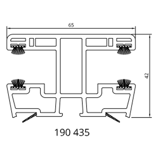 Fenstermaxx24 – rollladenfuehrungsschiene 65mm 1 146