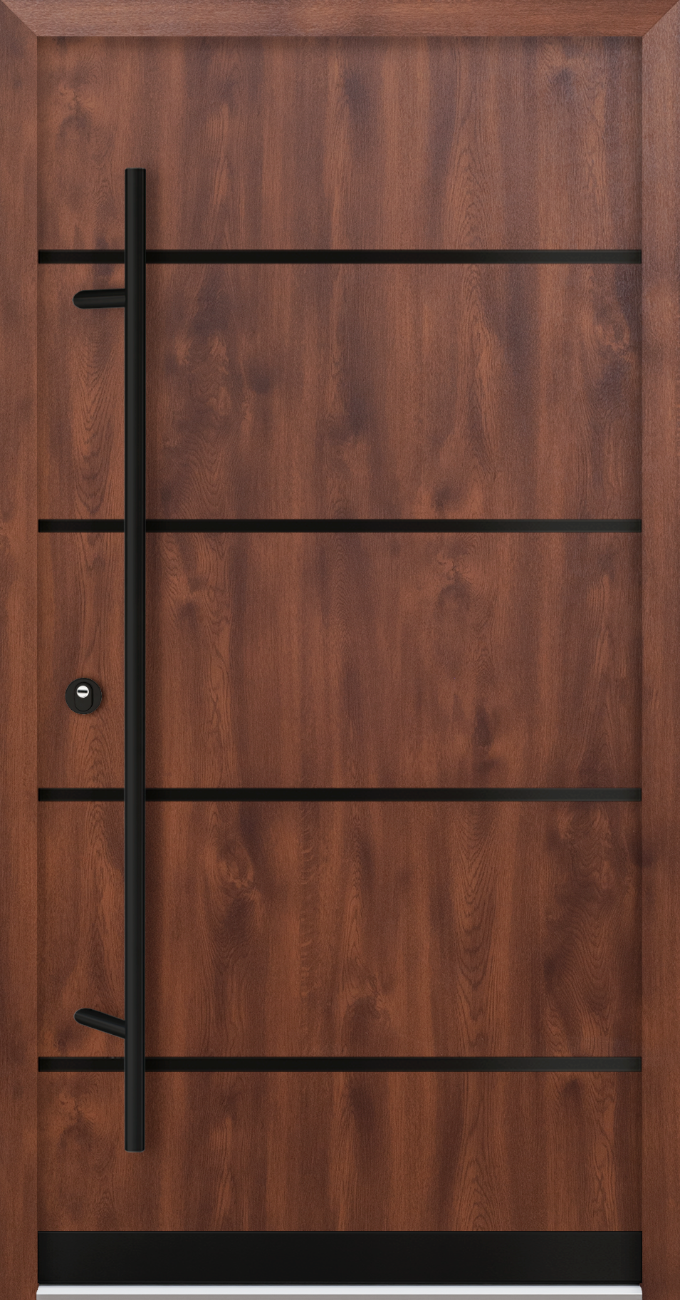 Blackline Aluminium Haustür FM68 Modell 22 – Bild 3