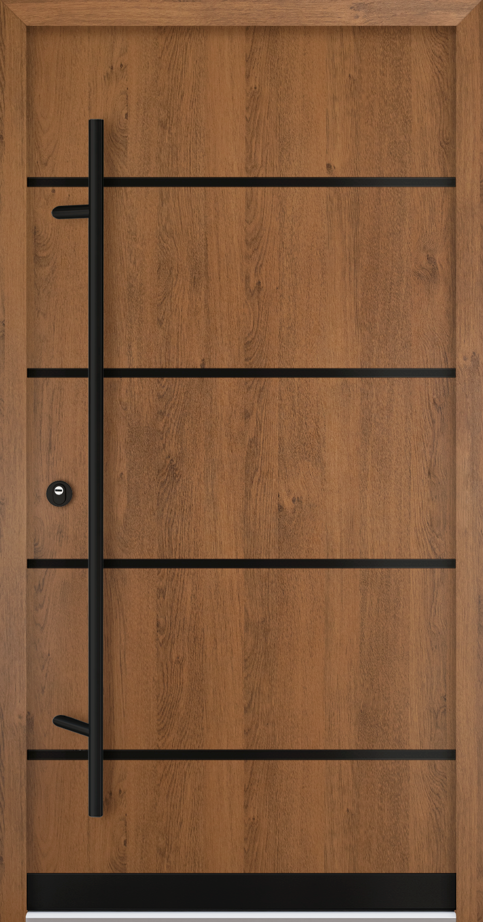 Blackline Aluminium Haustür FM68 Modell 22