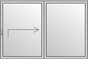 Drutex ALU HS-Tür 2200x2100 Innen: Tiefschwarz - RAL 9005 Matt Aussen: Tiefschwarz - RAL 9005 Matt