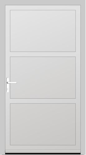 Aluplast PVC Nebeneingangstür 800 x 1800 (Gesamt mit Zusätzen: B 800 x H 1800) Innen: Weiss (ohne Dekorfarbe) Aussen: Weiss (ohne Dekorfarbe)