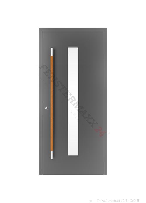 Drutex ALU Haustür 1100 x 1900 (Gesamt mit Zusätzen: B 1100 x H 1900) Innen: Verkehrsweiß - RAL 9016 Matt Aussen: Verkehrsweiß - RAL 9016 Matt