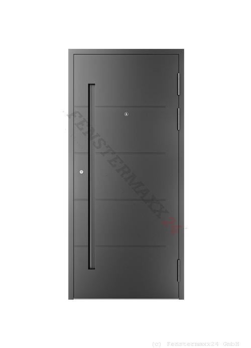 Drutex ALU Haustür 1000 x 2350 (Gesamt mit Zusätzen: B 1000 x H 2350) Innen: Verkehrsweiß - RAL 9016 Matt Aussen: Verkehrsweiß - RAL 9016 Matt