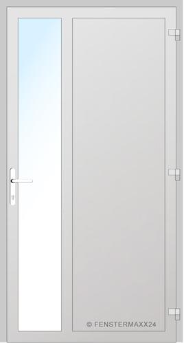 Drutex Holz Haustür 1200 x 2400 (Gesamt mit Zusätzen: B 1200 x H 2400) Innen: Eiche Hell - Lasur 006 Aussen: Eiche Hell - Lasur 006