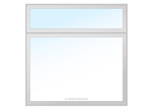 Drutex PVC Fenster 790 x 1146 (Gesamt mit Zusätzen: B 790 x H 1719 ) Innen: Weiss (ohne Dekorfarbe) Aussen: Weiss (ohne Dekorfarbe)