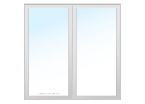 Drutex PVC Fenster 1000 x 600 (Gesamt mit Zusätzen: B 1000 x H 600 ) Innen: Weiss (ohne Dekorfarbe) Aussen: Weiss (ohne Dekorfarbe)