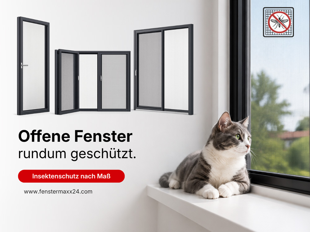 Instektenschutz_Katze-sitzt-auf-Fensterbank_Banner_Mobil_02-09