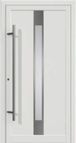 Gealan PVC Haustuer 800 x 1900 (Gesamt mit Zusätzen: B 800 x H 1900 ) Innen: Golden Oak (Standard) Aussen: Golden Oak (Standard)